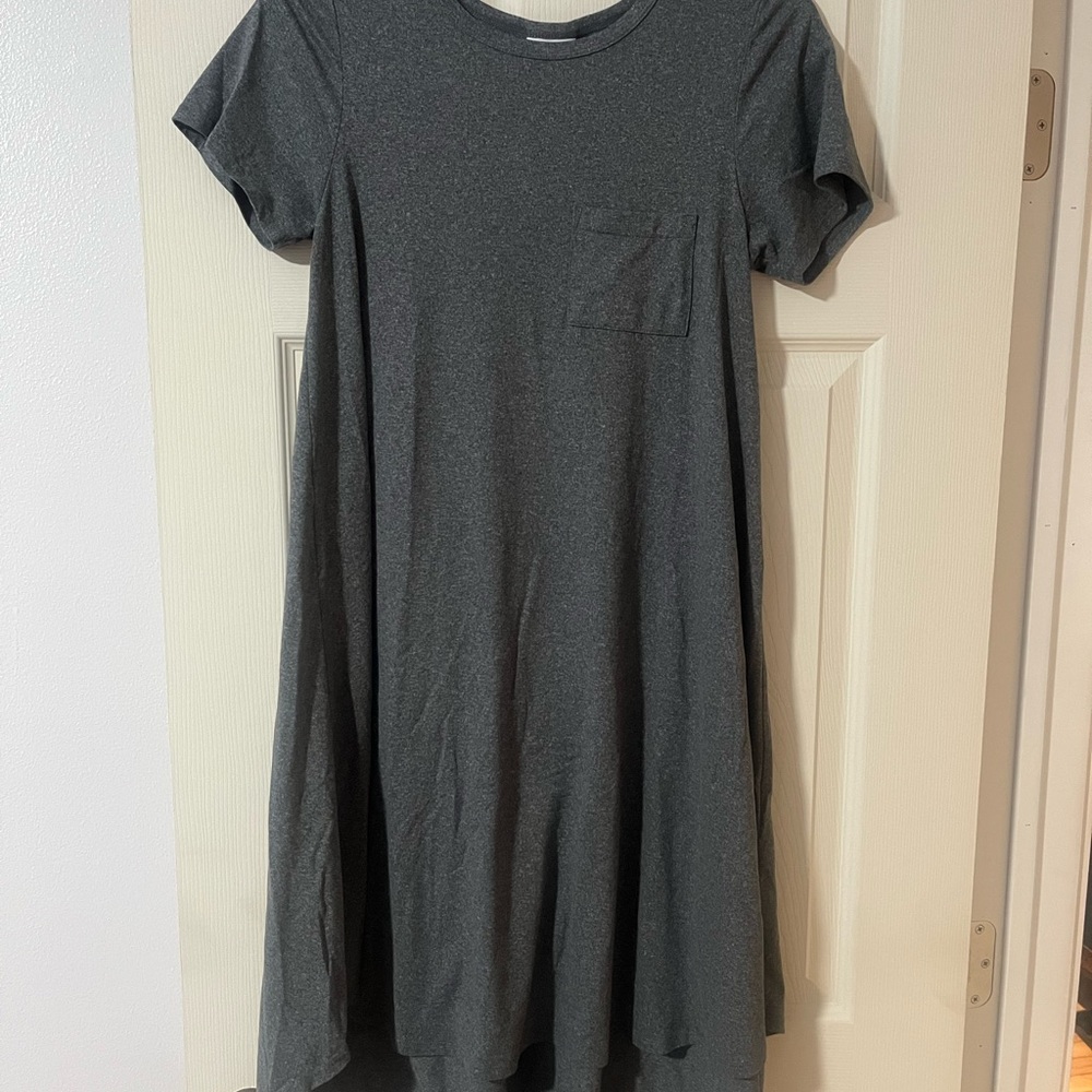 LuLaRoe Heather Gray Carly Dress